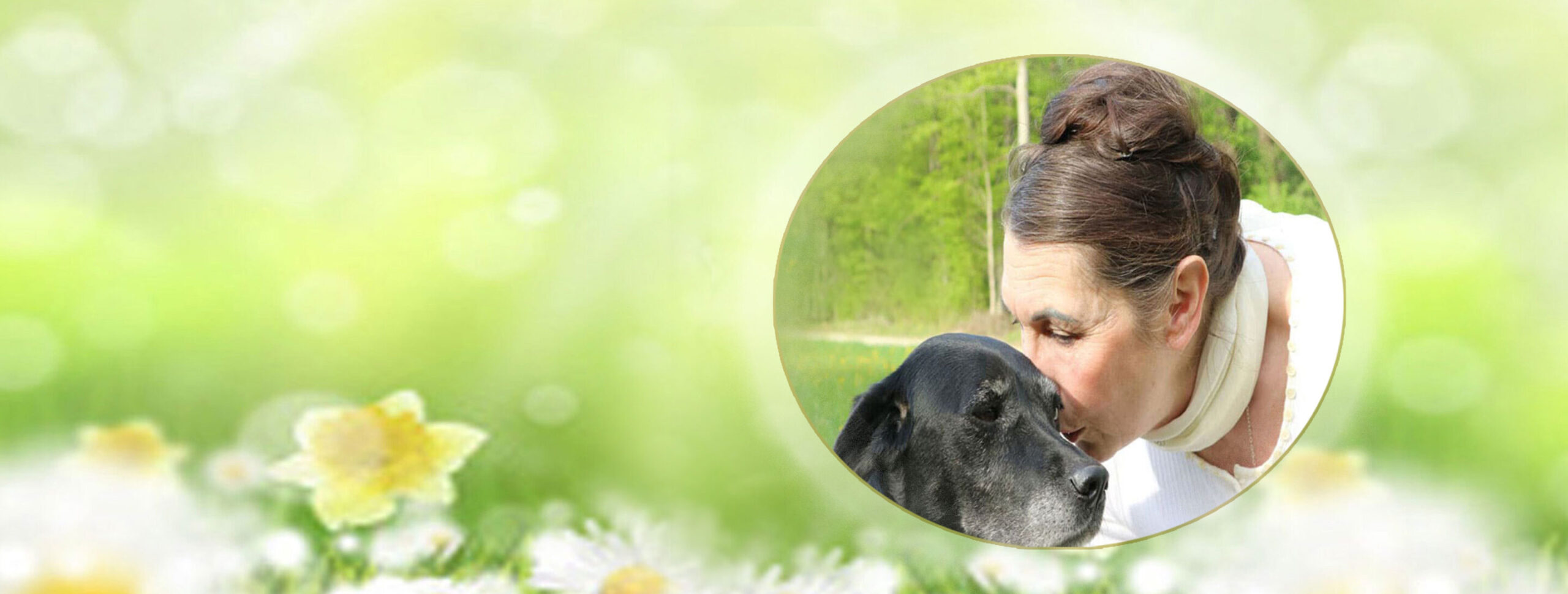 Katharina Sonnenwald: Beruhigt ängstlichen Hund.
