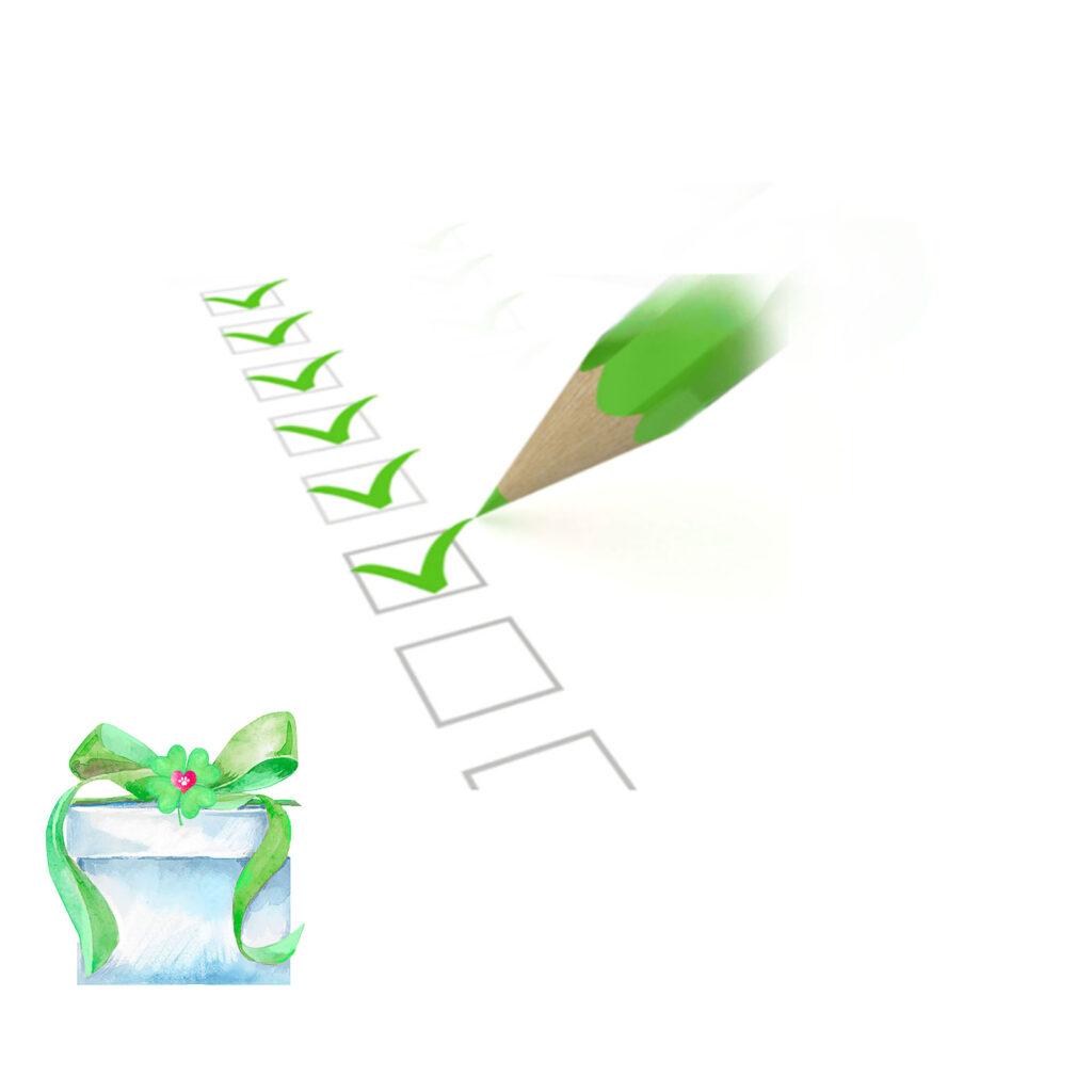 Test mit Geschenk