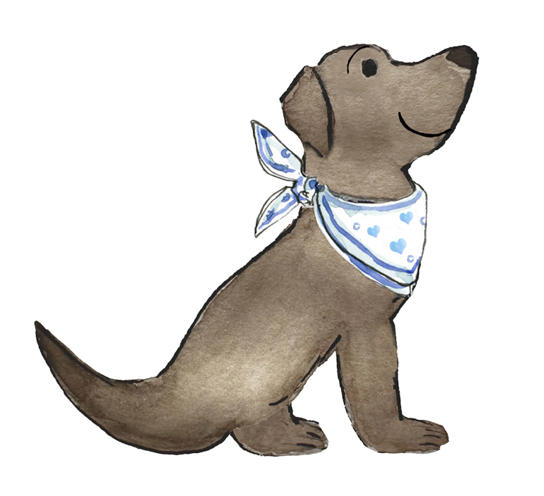 Friedrich Illustration kleiner Hund.